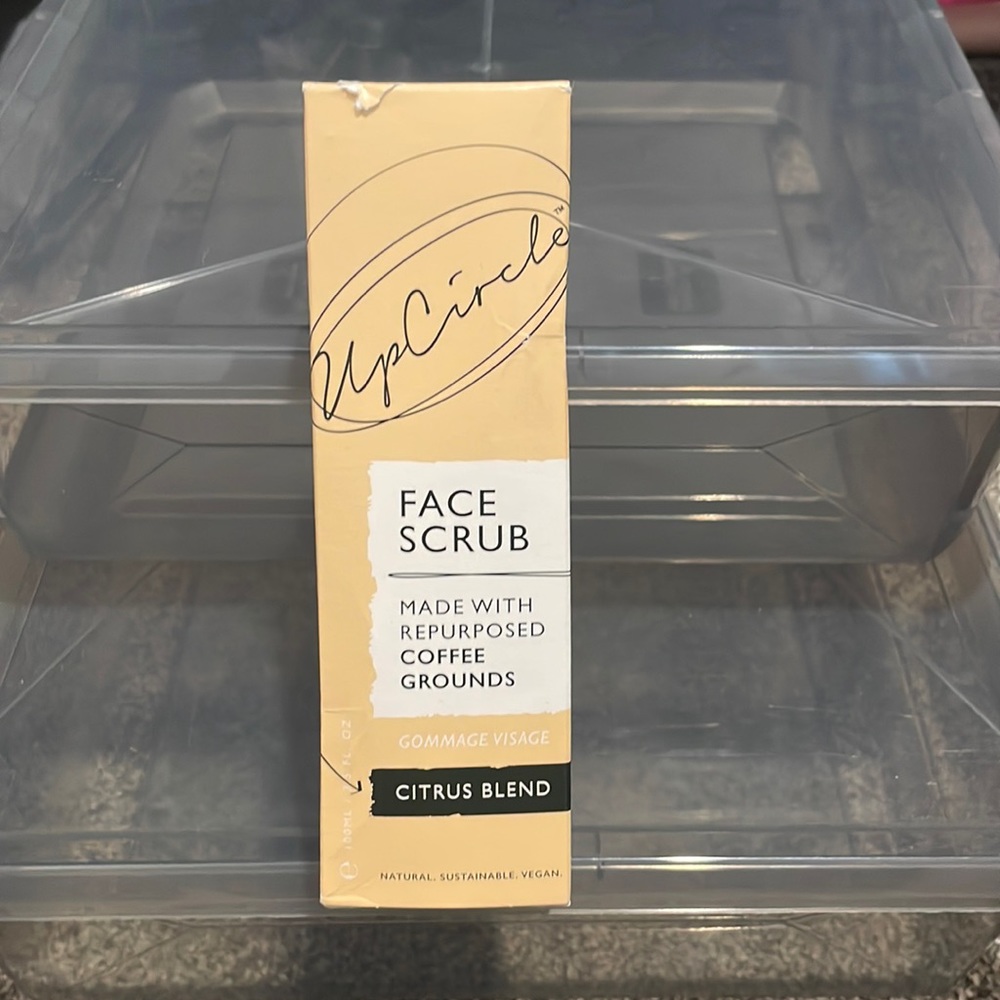 upcircle face scrub citrus blend